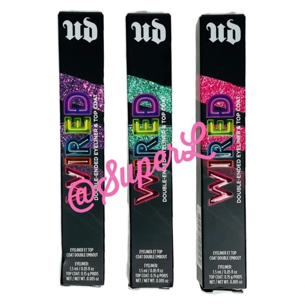 2/$20 NEW UD Urban Decay Wired Eyeliner Eye liner Top Coat Fuse Green